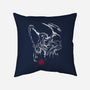 The Great Cthulhu-none removable cover w insert throw pillow-DrMonekers