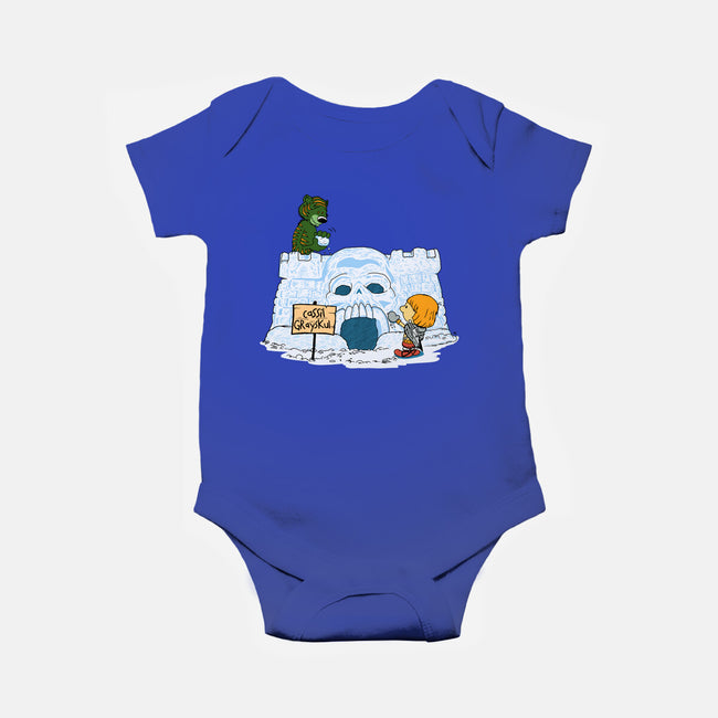 Eternian Snow Fort-baby basic onesie-SeamusAran