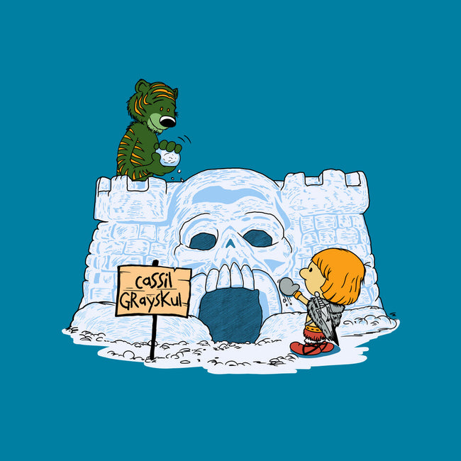 Eternian Snow Fort-none beach towel-SeamusAran