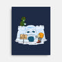 Eternian Snow Fort-none stretched canvas-SeamusAran