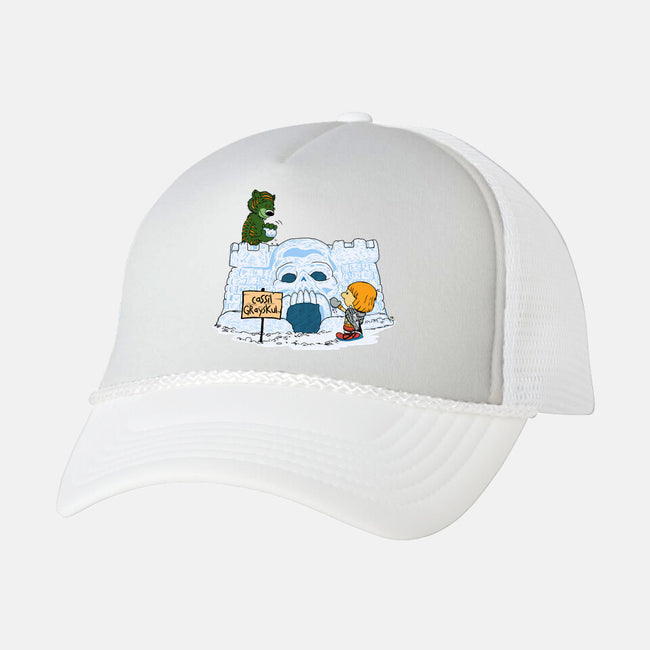 Eternian Snow Fort-unisex trucker hat-SeamusAran