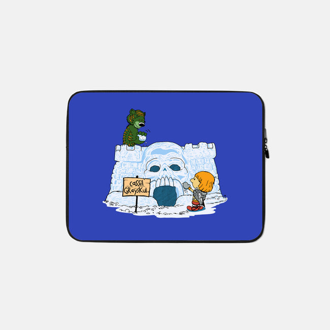 Eternian Snow Fort-none zippered laptop sleeve-SeamusAran