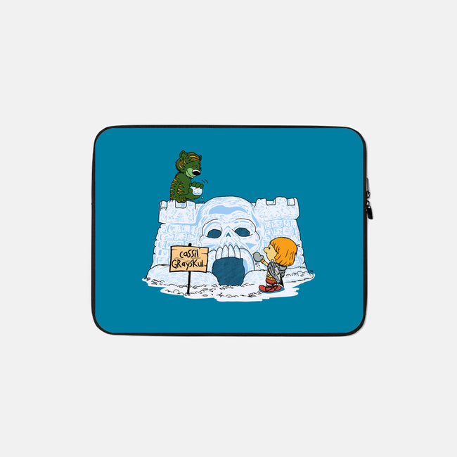 Eternian Snow Fort-none zippered laptop sleeve-SeamusAran