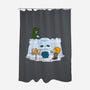 Eternian Snow Fort-none polyester shower curtain-SeamusAran