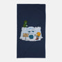 Eternian Snow Fort-none beach towel-SeamusAran