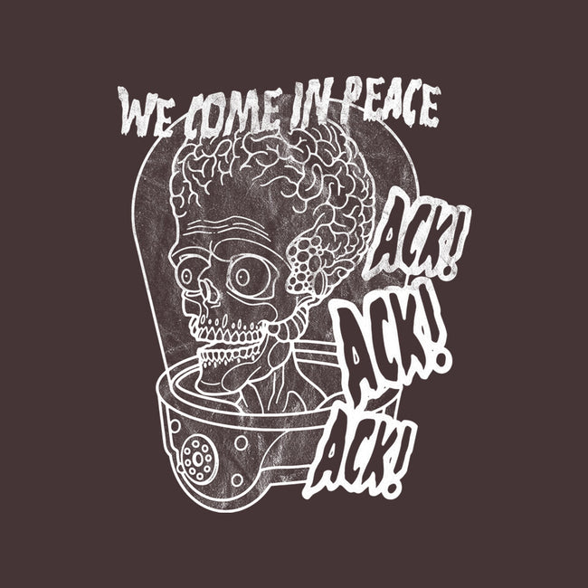 We Come In Peace-womens basic tee-Liewrite