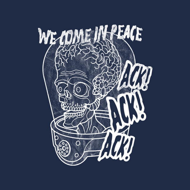 We Come In Peace-none glossy sticker-Liewrite