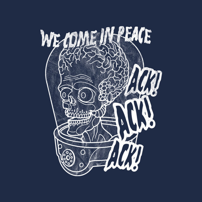 We Come In Peace-none polyester shower curtain-Liewrite