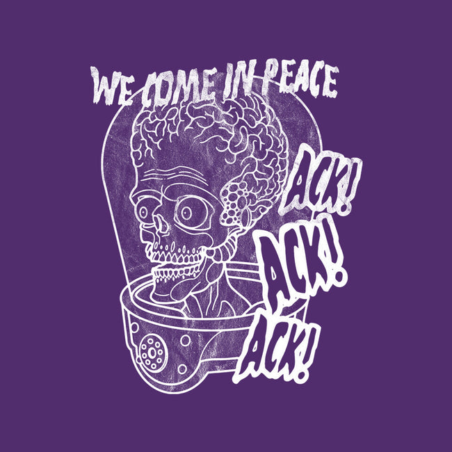 We Come In Peace-none fleece blanket-Liewrite