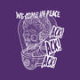 We Come In Peace-none fleece blanket-Liewrite