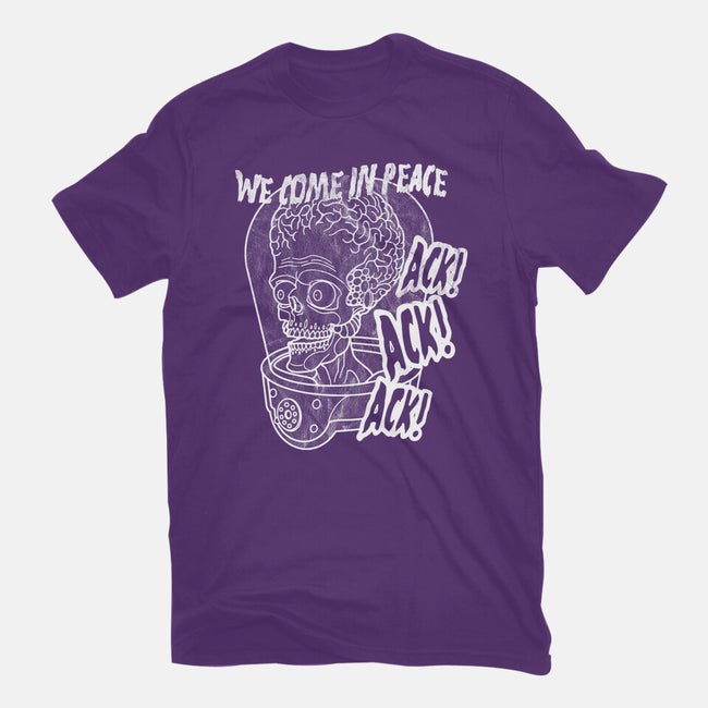 We Come In Peace-womens basic tee-Liewrite