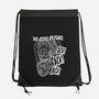 We Come In Peace-none drawstring bag-Liewrite