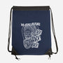 We Come In Peace-none drawstring bag-Liewrite