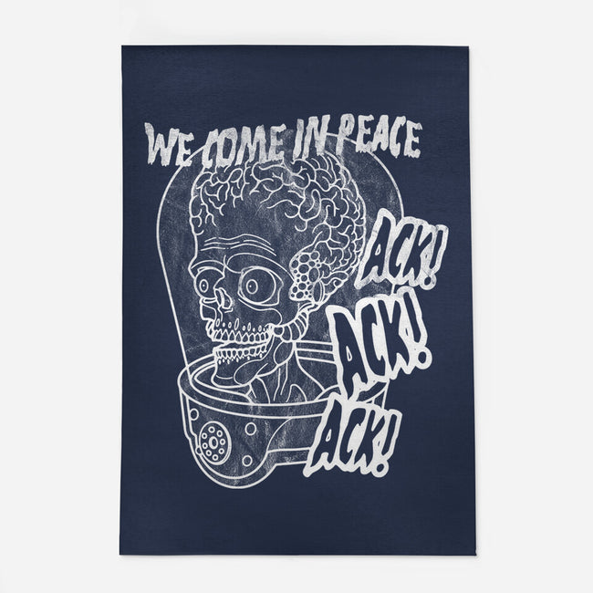 We Come In Peace-none indoor rug-Liewrite