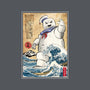 Marshmallow Man In Japan-mens heavyweight tee-DrMonekers