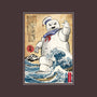 Marshmallow Man In Japan-none removable cover w insert throw pillow-DrMonekers