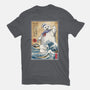 Marshmallow Man In Japan-womens basic tee-DrMonekers