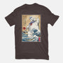Marshmallow Man In Japan-womens basic tee-DrMonekers