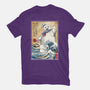 Marshmallow Man In Japan-womens fitted tee-DrMonekers