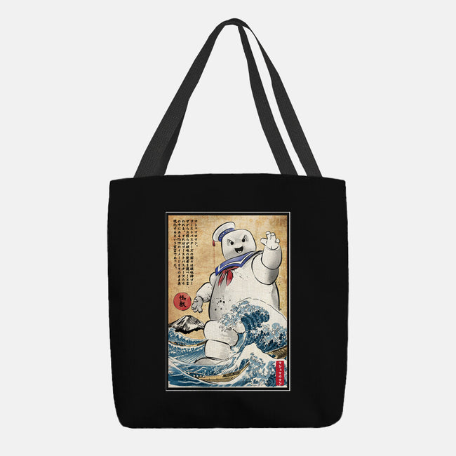 Marshmallow Man In Japan-none basic tote bag-DrMonekers