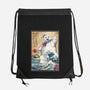 Marshmallow Man In Japan-none drawstring bag-DrMonekers