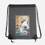 Marshmallow Man In Japan-none drawstring bag-DrMonekers