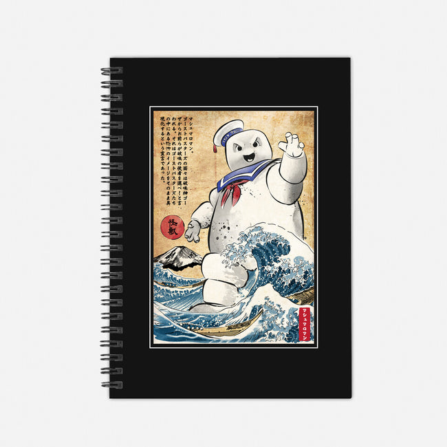 Marshmallow Man In Japan-none dot grid notebook-DrMonekers