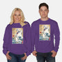 Marshmallow Man In Japan-unisex crew neck sweatshirt-DrMonekers