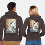 Marshmallow Man In Japan-unisex zip-up sweatshirt-DrMonekers