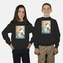 Marshmallow Man In Japan-youth crew neck sweatshirt-DrMonekers
