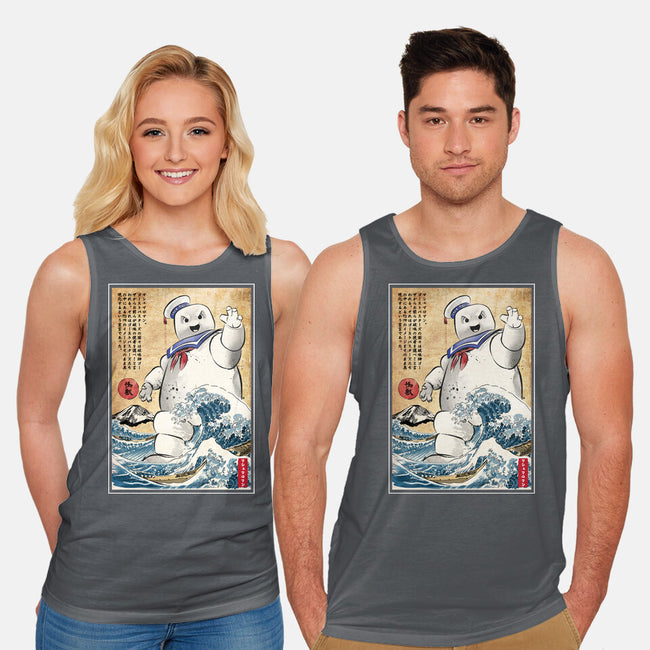 Marshmallow Man In Japan-unisex basic tank-DrMonekers