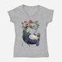 Totorolover-womens v-neck tee-ArchiriUsagi