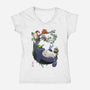 Totorolover-womens v-neck tee-ArchiriUsagi