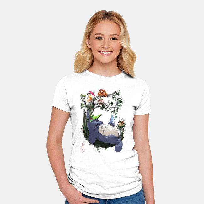 Totorolover-womens fitted tee-ArchiriUsagi
