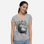 Totorolover-womens v-neck tee-ArchiriUsagi