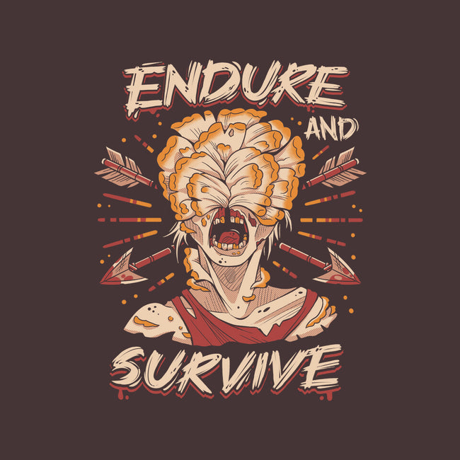 Endure And Survive-none removable cover throw pillow-Zaia Bloom