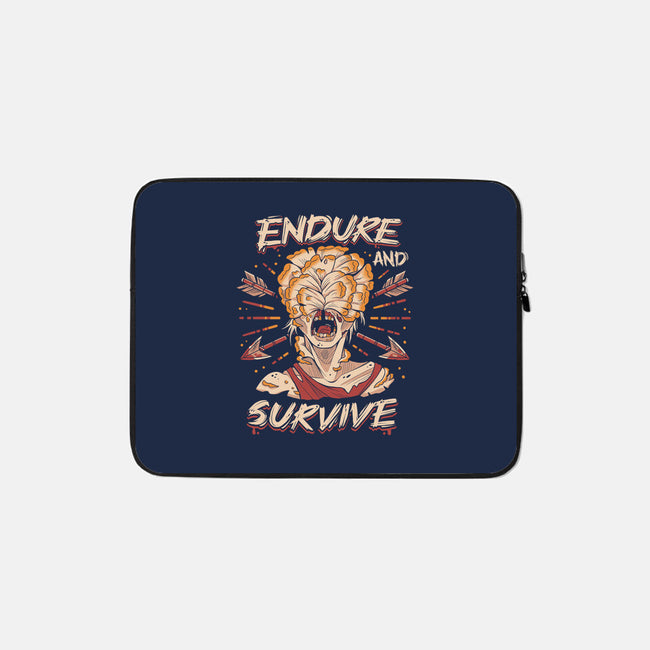Endure And Survive-none zippered laptop sleeve-Zaia Bloom