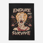 Endure And Survive-none indoor rug-Zaia Bloom