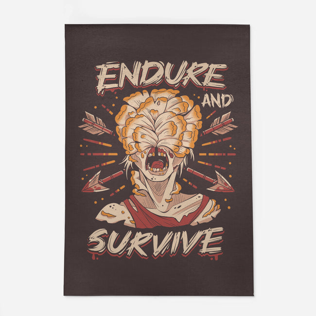 Endure And Survive-none indoor rug-Zaia Bloom