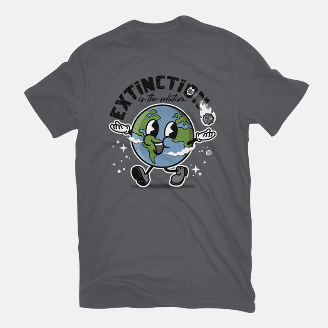 Extinction Is The Solution-mens basic tee-se7te