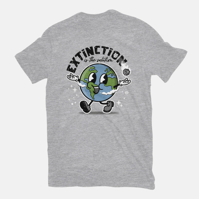 Extinction Is The Solution-mens basic tee-se7te