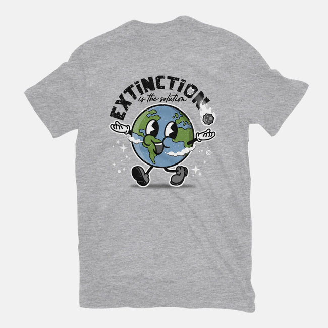 Extinction Is The Solution-mens heavyweight tee-se7te