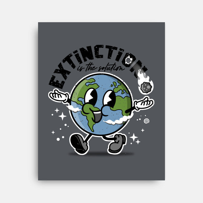 Extinction Is The Solution-none stretched canvas-se7te