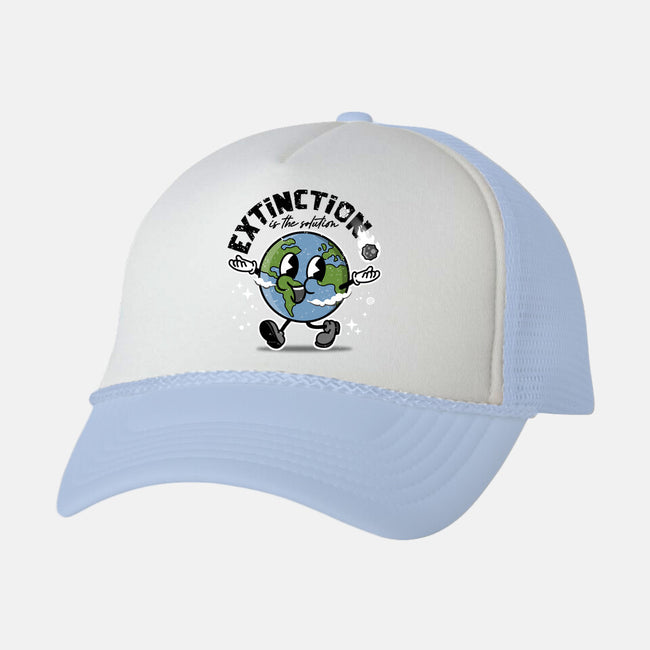 Extinction Is The Solution-unisex trucker hat-se7te
