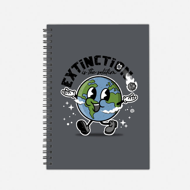 Extinction Is The Solution-none dot grid notebook-se7te
