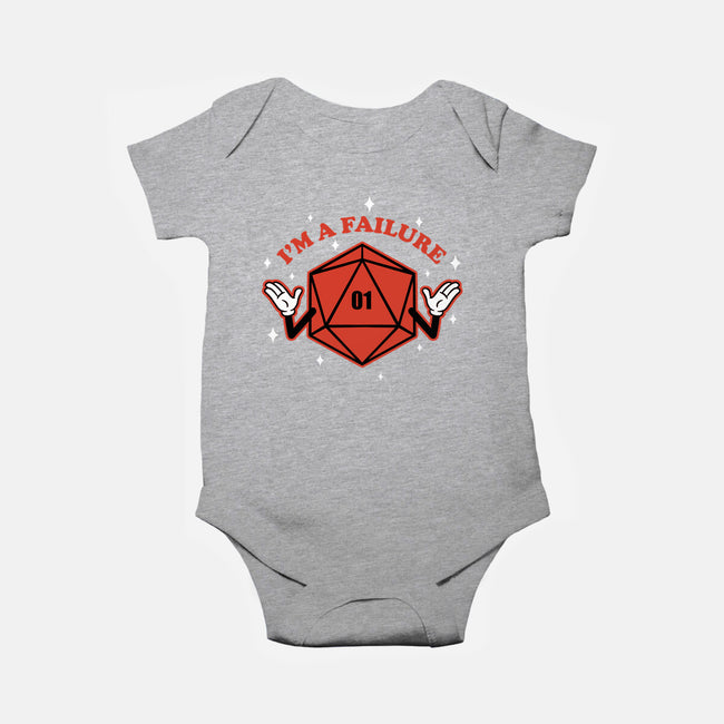 I'm A Failure-baby basic onesie-The Inked Smith