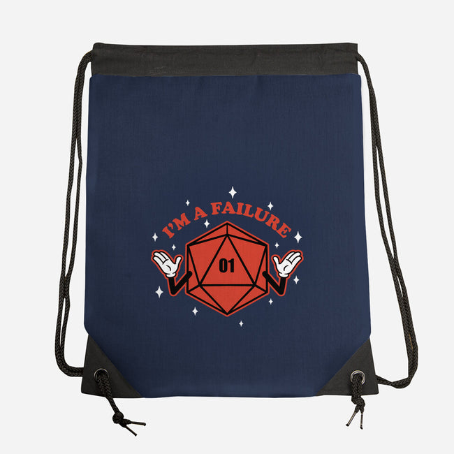 I'm A Failure-none drawstring bag-The Inked Smith