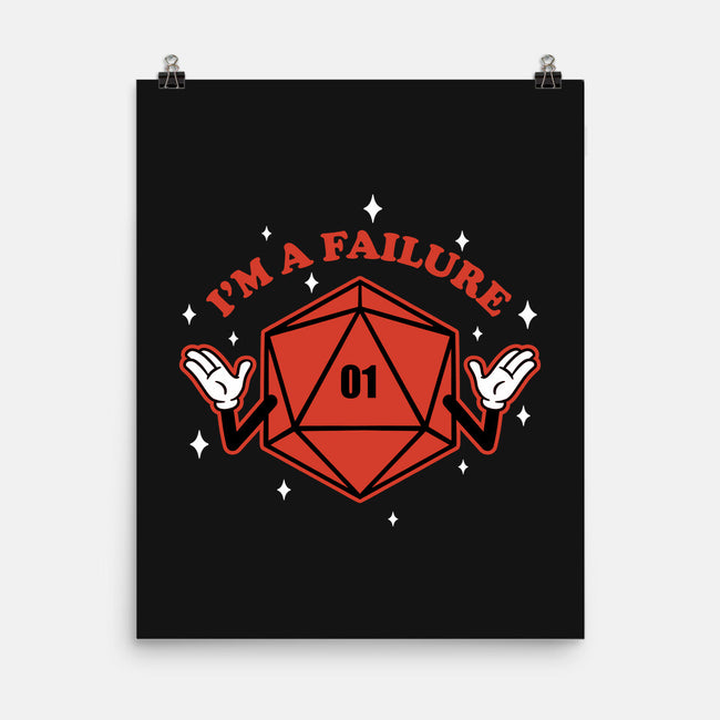 I'm A Failure-none matte poster-The Inked Smith