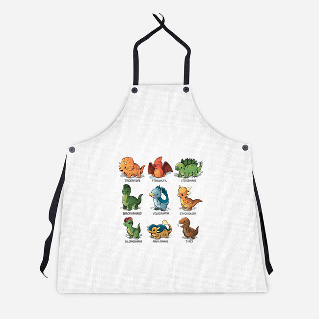 Dinosaur-unisex kitchen apron-Vallina84