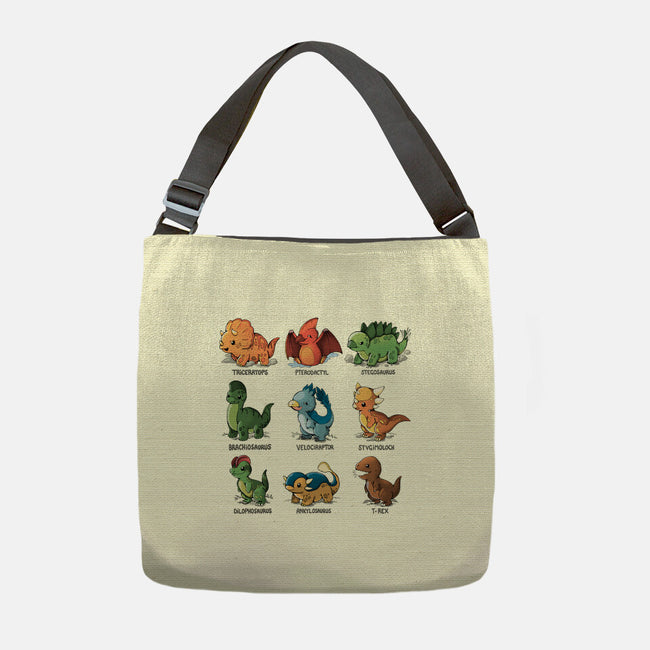 Dinosaur-none adjustable tote bag-Vallina84